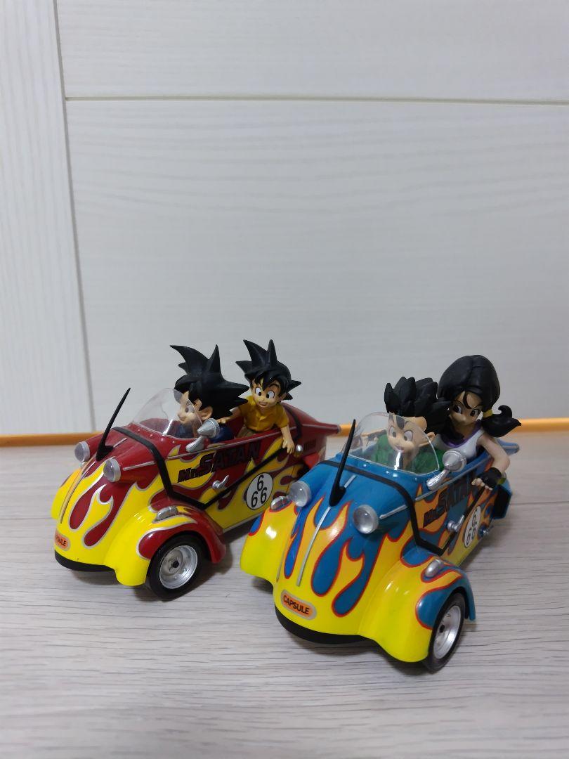 ドラゴンボールZ フィギュア&カー　孫悟飯&ビーデル 孫悟空&孫悟天