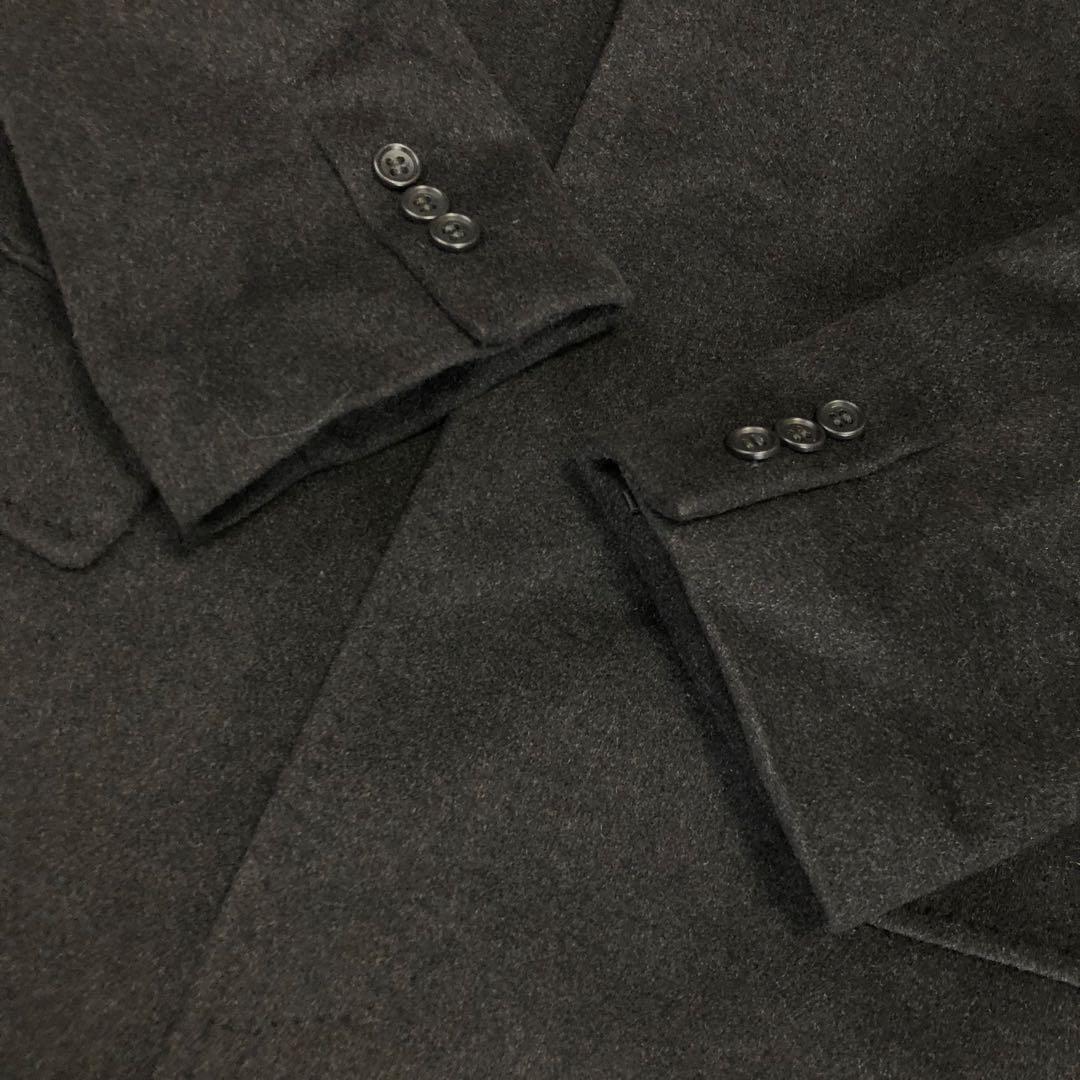 【JAEGER】美品✨️チェスターコート 最高級 なめらか カシミヤ100%