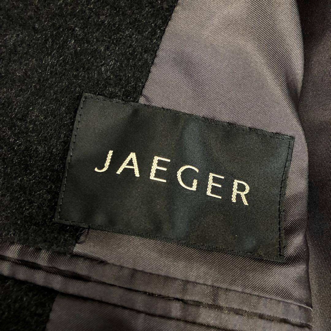 【JAEGER】美品✨️チェスターコート 最高級 なめらか カシミヤ100%