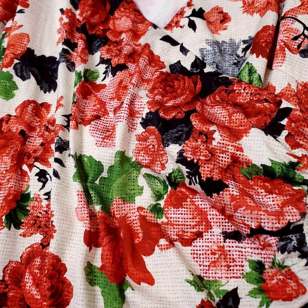 極美品・近年モデル✨ケイミー レッドローズ カシュクールワンピース 伸縮性◎ M