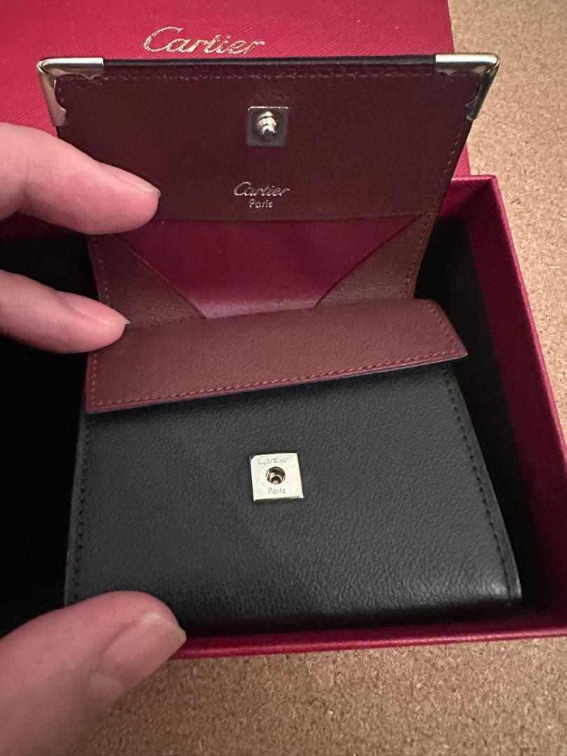 Cartier コインケース ブラック 箱付き