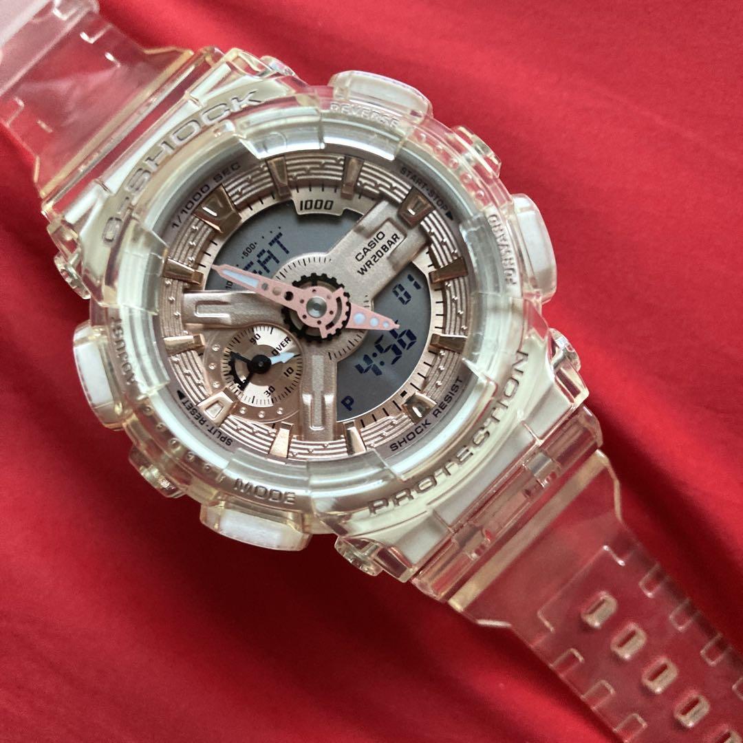 デジアナ G-SHOCK GMA-S110SR Gショック ローズゴールド 美品