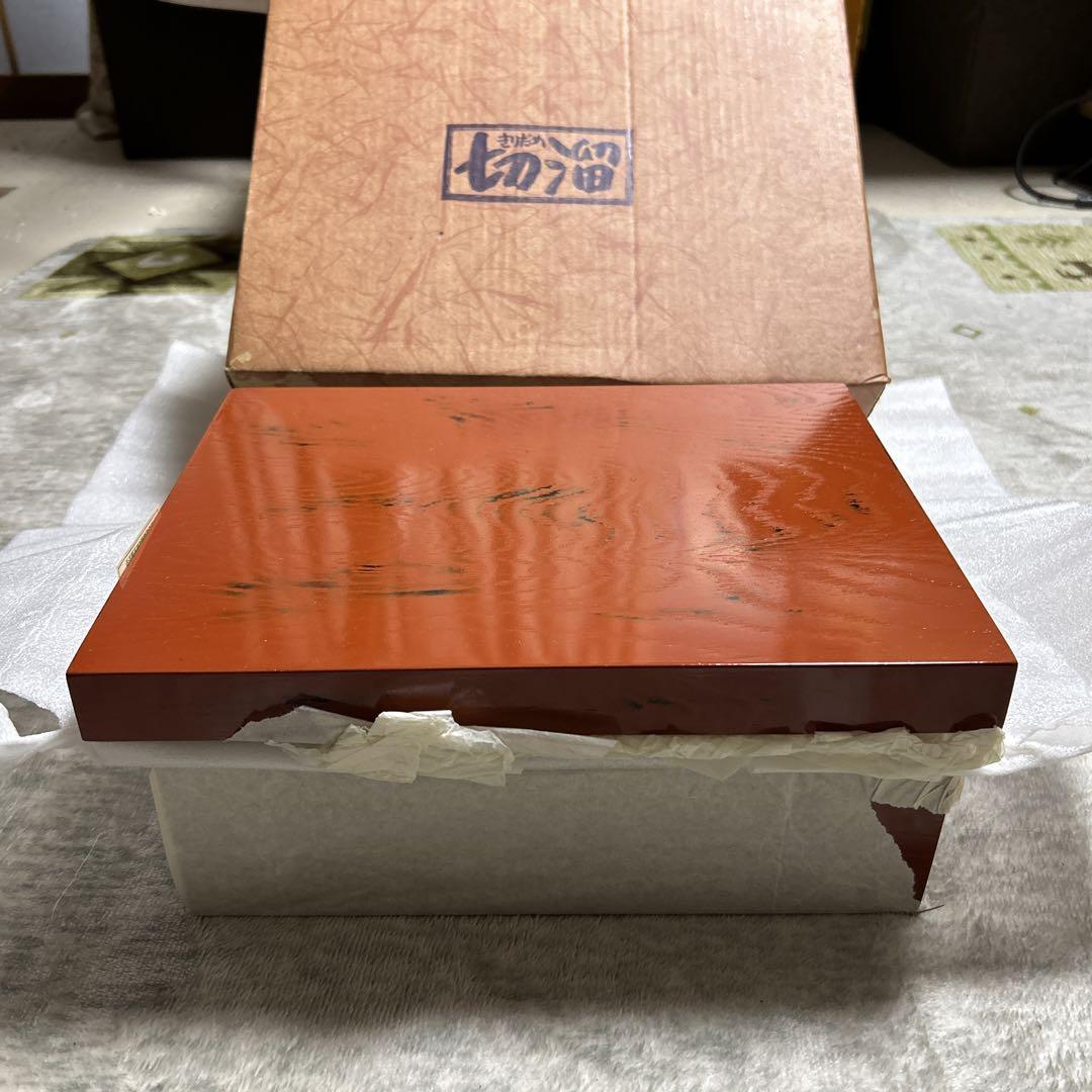 ⬛︎新品未使用★希少★きりだめ 切溜 天然木 入れ子タイプ★即購入可 匿名配送