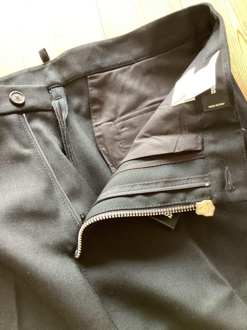 デットストック品【DSQUARED2】S74KA0772　ブラック　パンツ　46