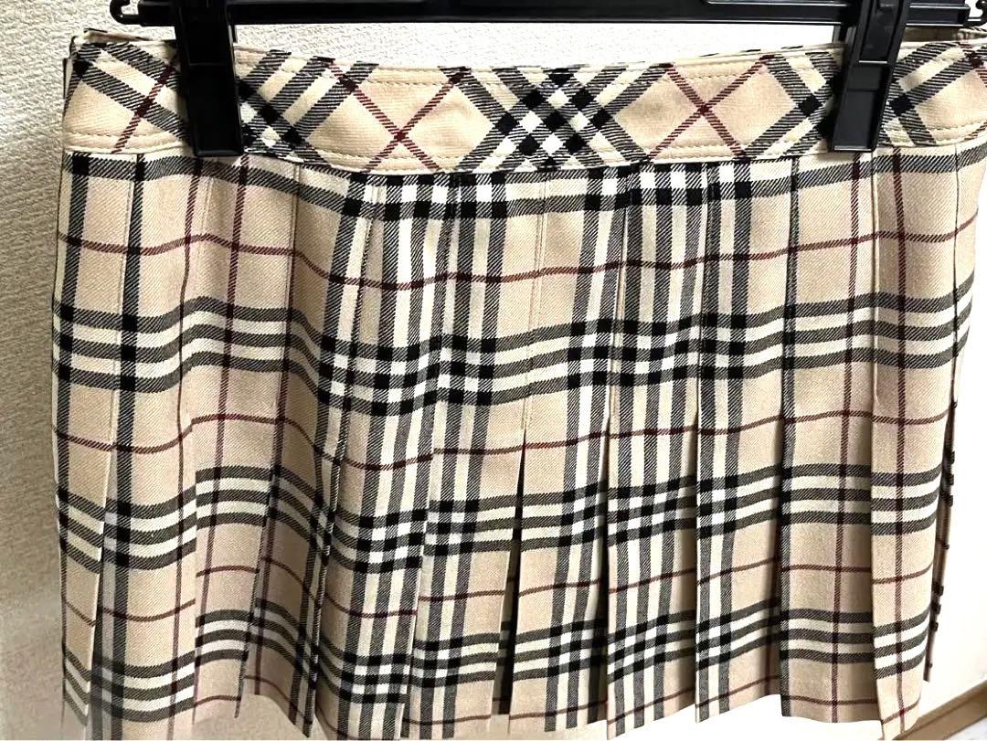希少品❤️Burberrys バーバリー ブルーレーベル プリーツスカート❤️ 画像2