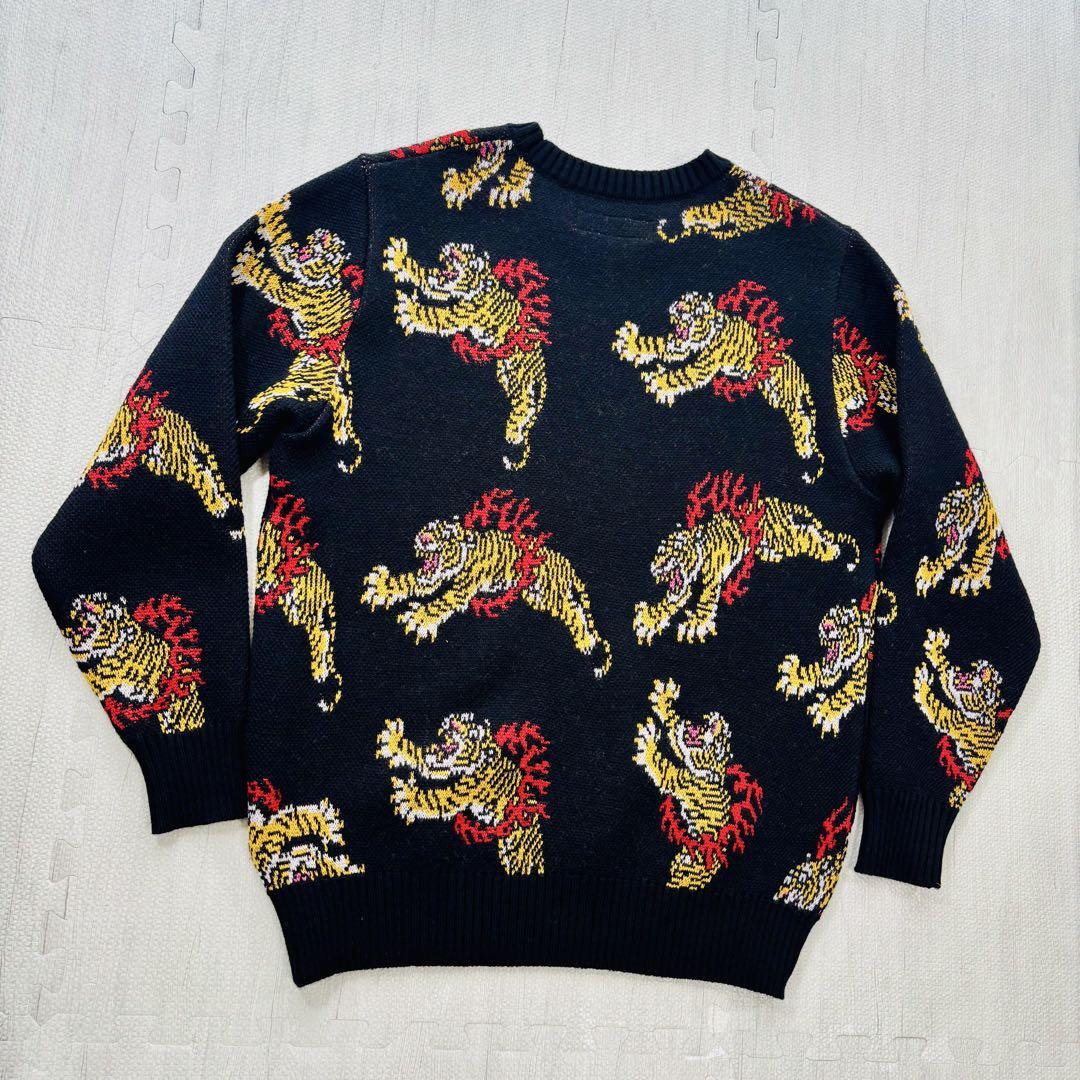 美品】WACKO MARIA TIM LEHI タイガー クルーネックニット S