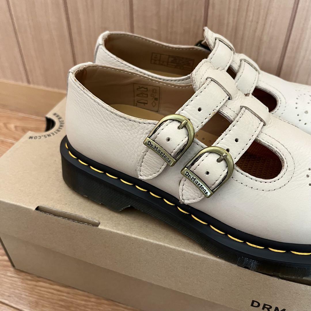 Dr. Martens 8065mary jane クリーム色　UK4 箱付き