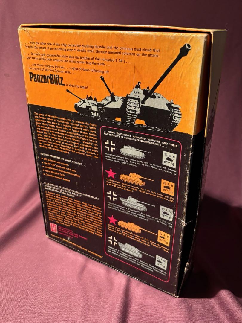 アバロンヒル　Panzer Blitzパンツァーブリッツ　ウォーゲーム