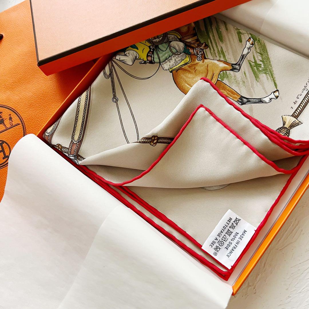 新品 エルメス HERMES スカーフ カレ70 Pampa