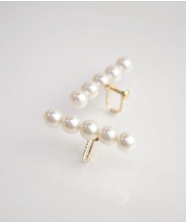 アンク K10・Pearl Line イヤリング