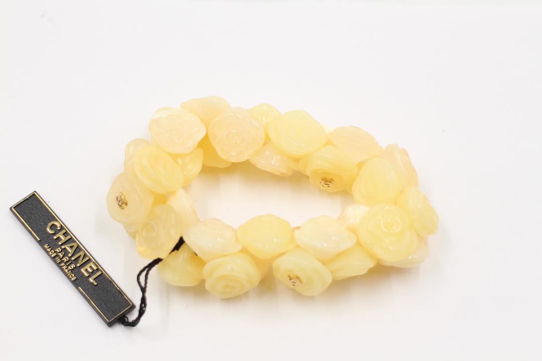 国産最新品 美品 CHANEL シャネル カメリア ブレスレット gmyvW-m21455253586 国内最安値