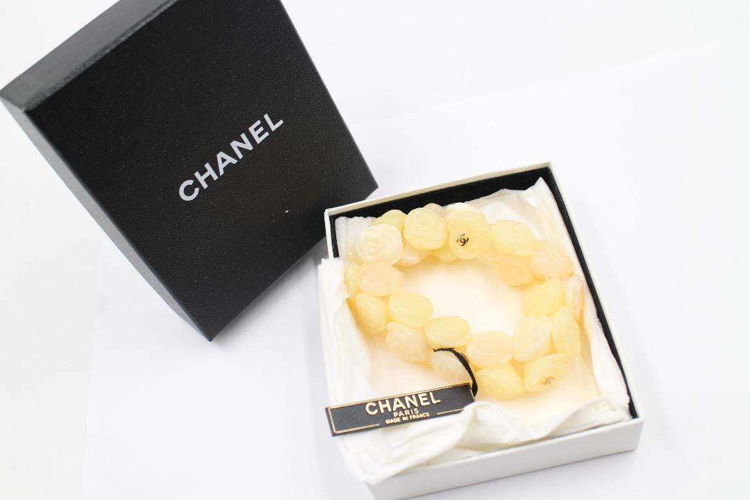 国産最新品 美品 CHANEL シャネル カメリア ブレスレット gmyvW-m21455253586 国内最安値