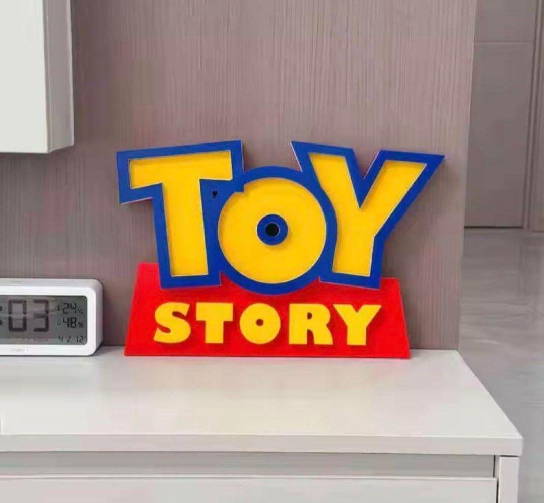 トイストーリー　タイトル　ロゴパネル　TOYSTORY ビッグサイズ】トイストーリー タイトルロゴ ロゴパネル