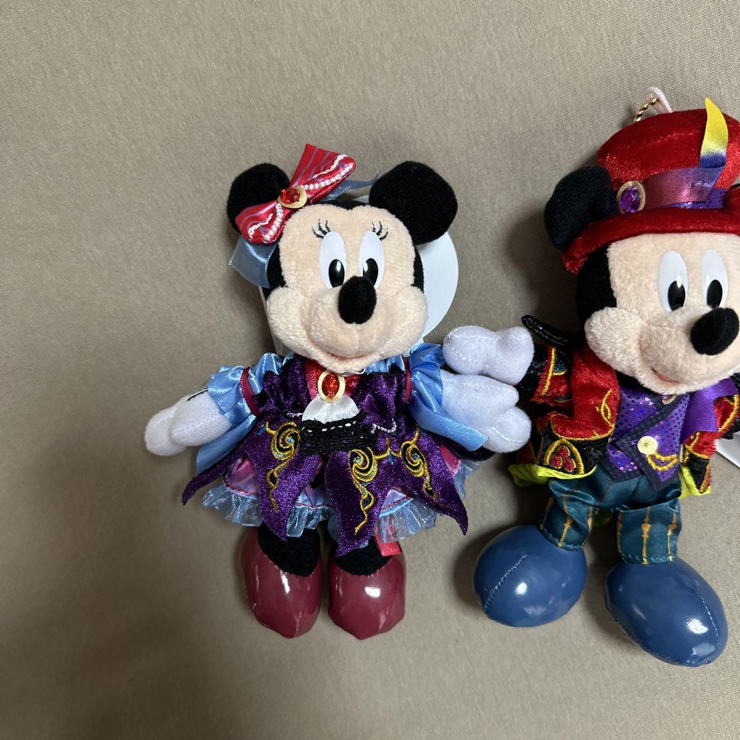 ディズニー ハロウィン 2024 ぬいぐるみバッジ ミッキー ミニー ぬいば