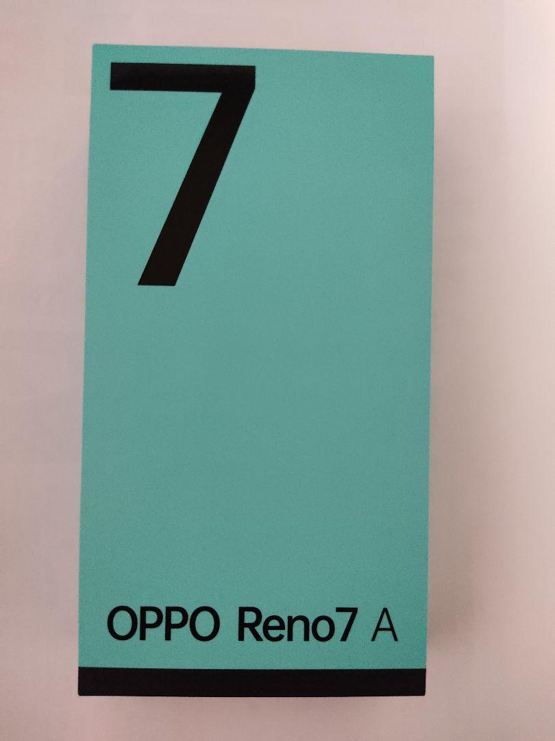 OPPO Reno7 A 新品未使用　スターリーブラック　シムフリー①