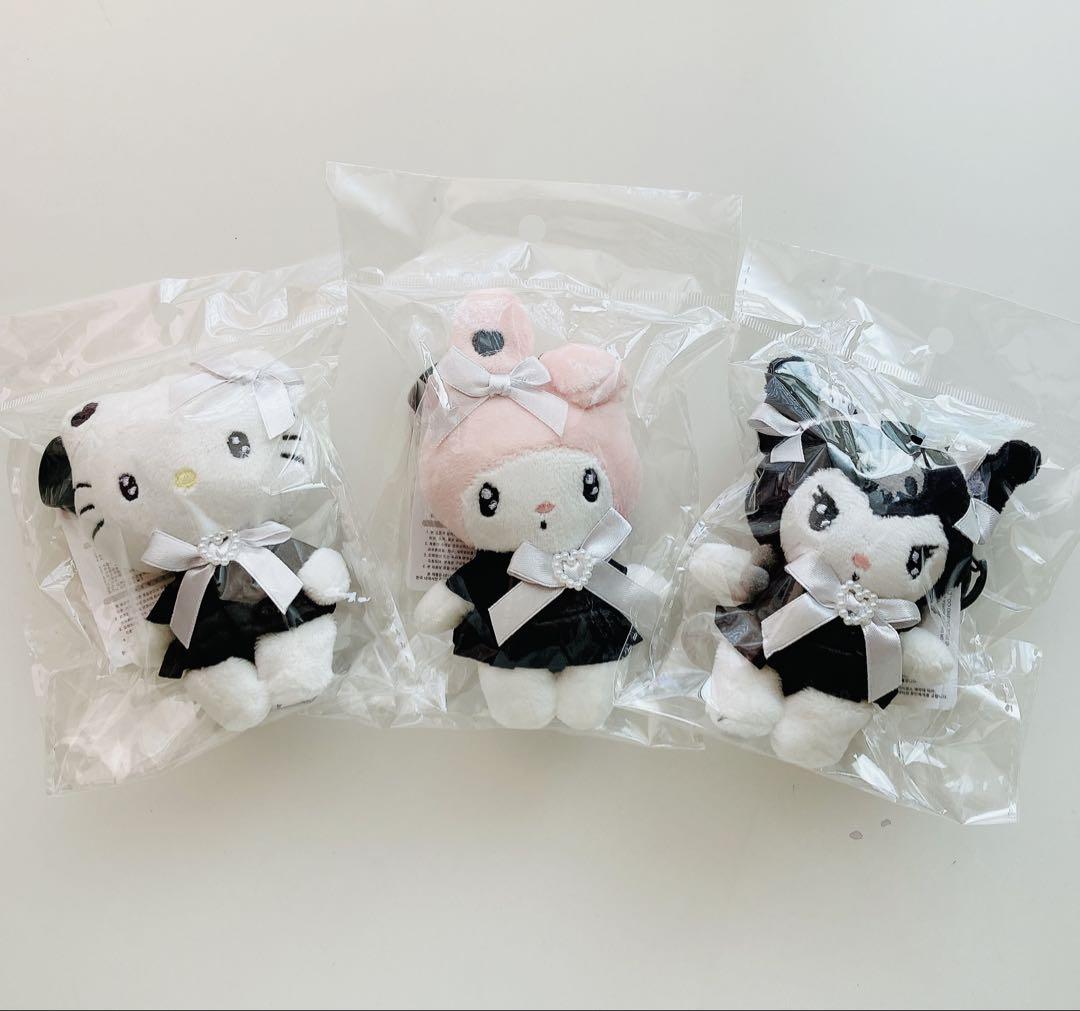 サンリオ ハローキティ クロミ マイメロ ぬいぐるみ キーリング セット韓国限定