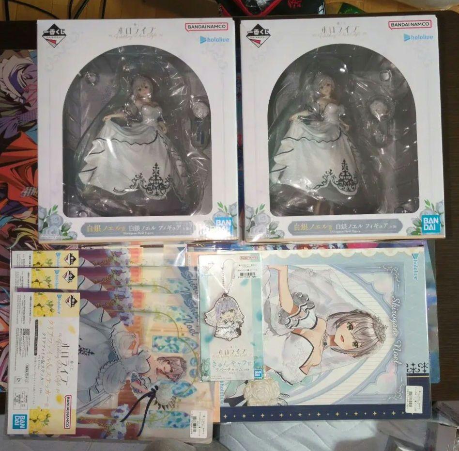 一番くじ　ホロライブ　白銀ノエル　フィギュア　おまけ2個セット ホロライブ一番くじ白銀ノエルフィギュア2個＋おまけ付き - メルカリ