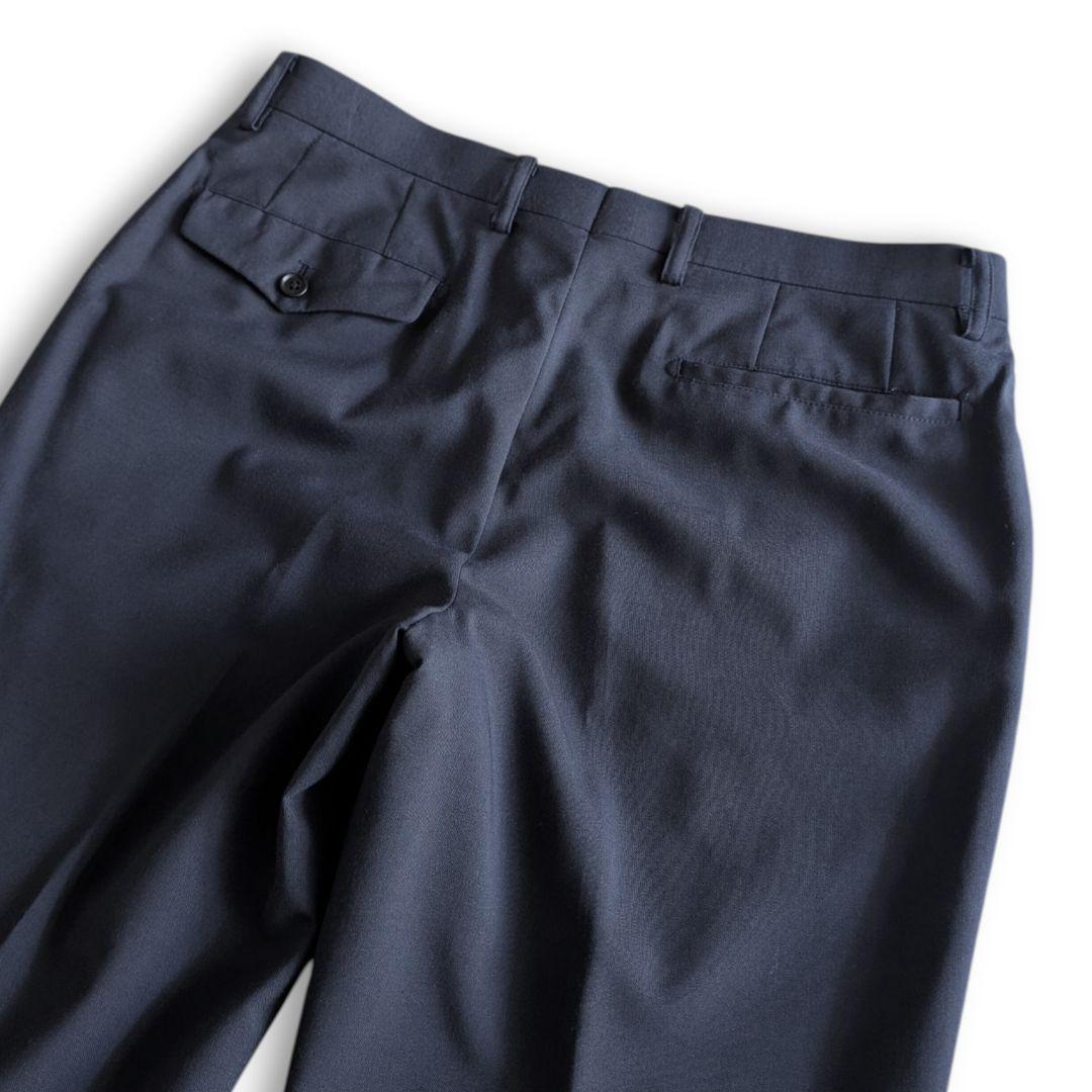 美品 オリヒカ ストレッチ ウォッシャブル スーツ スリーピース A6 ネイビー