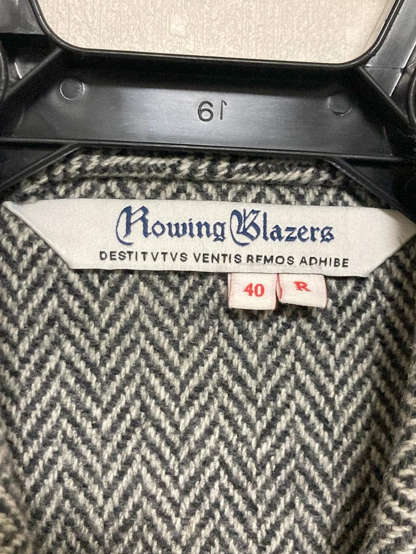 ROWING BLAZERS Herringbone Tweed Gray ROWING BLAZERS Herringbone Tweed Gray