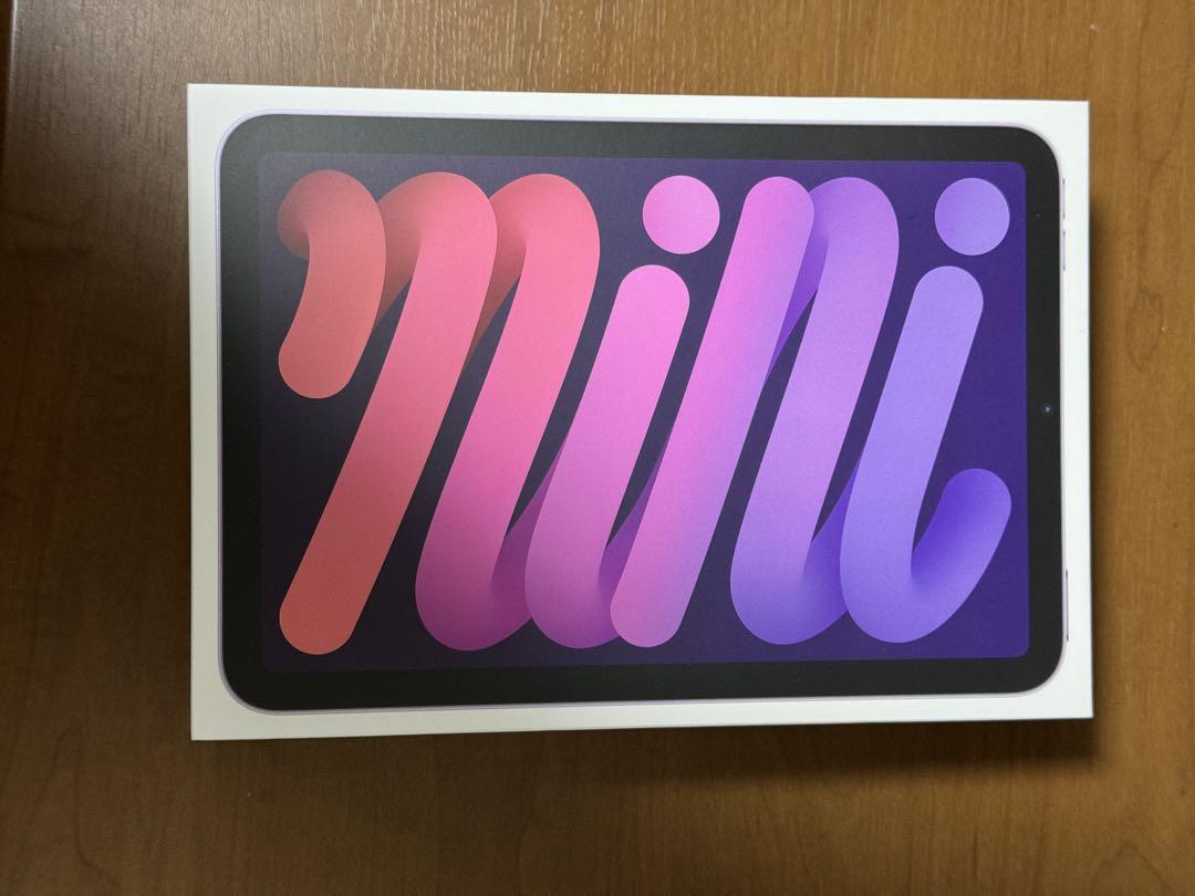iPad mini6、WiFi、256GB、パープル