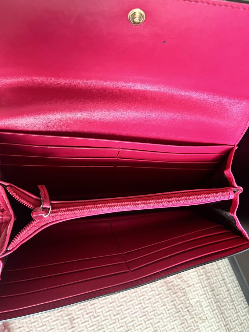 GUCCI 長財布　ピンク