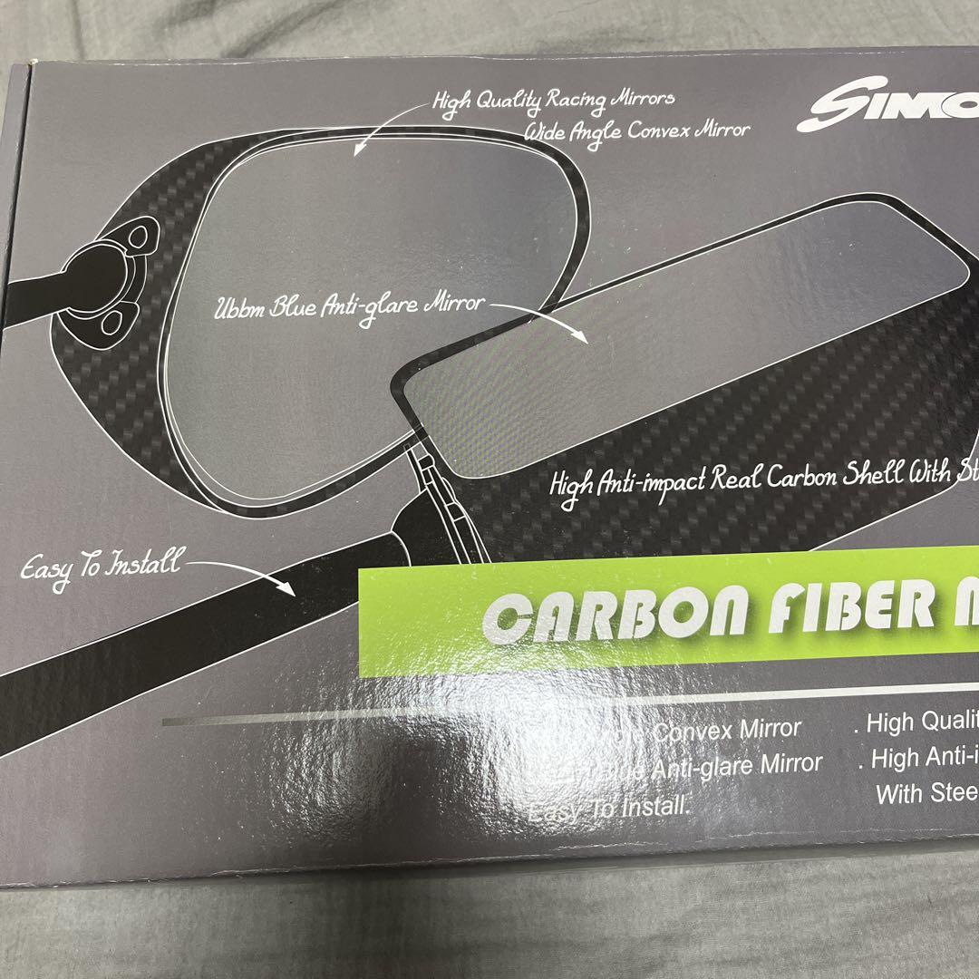 SIMOTA(シモタ) ツイルカーボンミラー オーバル クリアレンズ