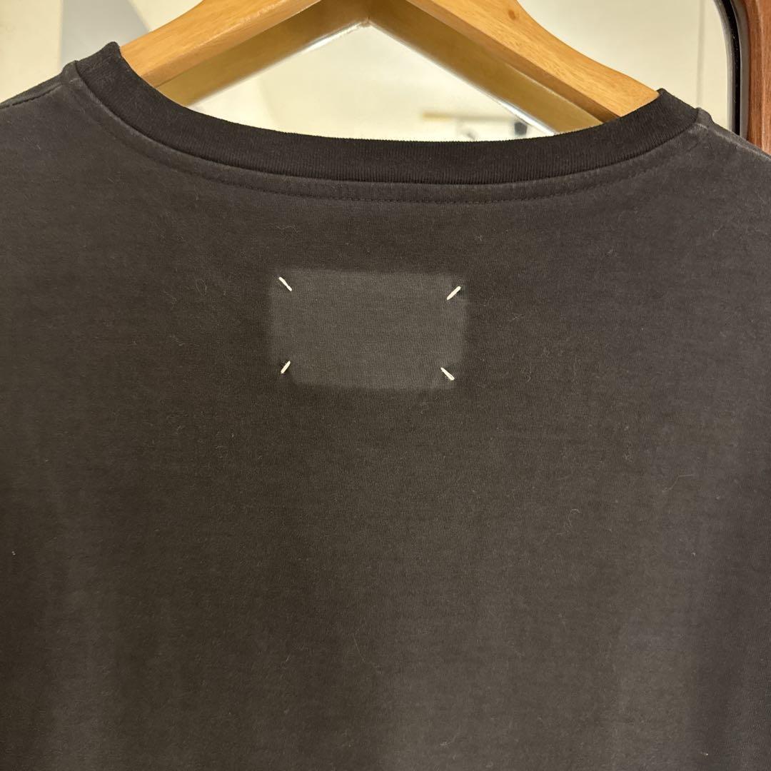 マルジェラ オーバーサイズ tシャツ チャコール ブラック