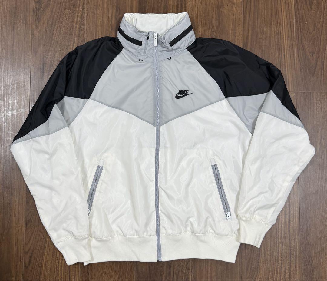 Nike ナイロンジャケット グレー/ブラック/ホワイト