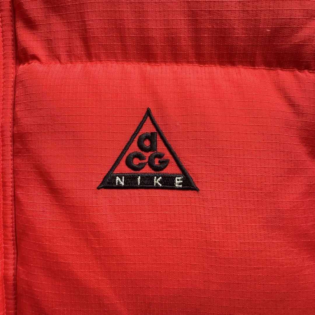 90s NIKE ACG ナイキ ダウンベスト レッド 赤 ヴィンテージ メンズ
