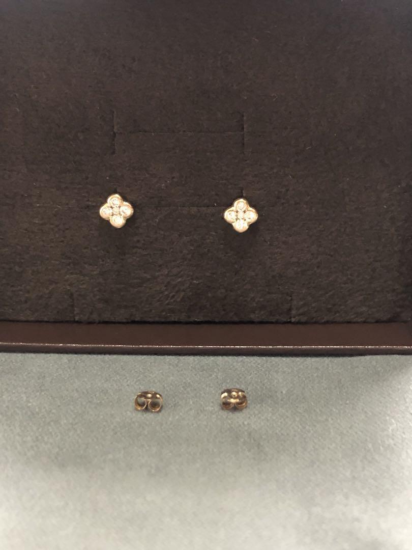スタージュエリー フラワー ダイヤモンド ピアス 画像2