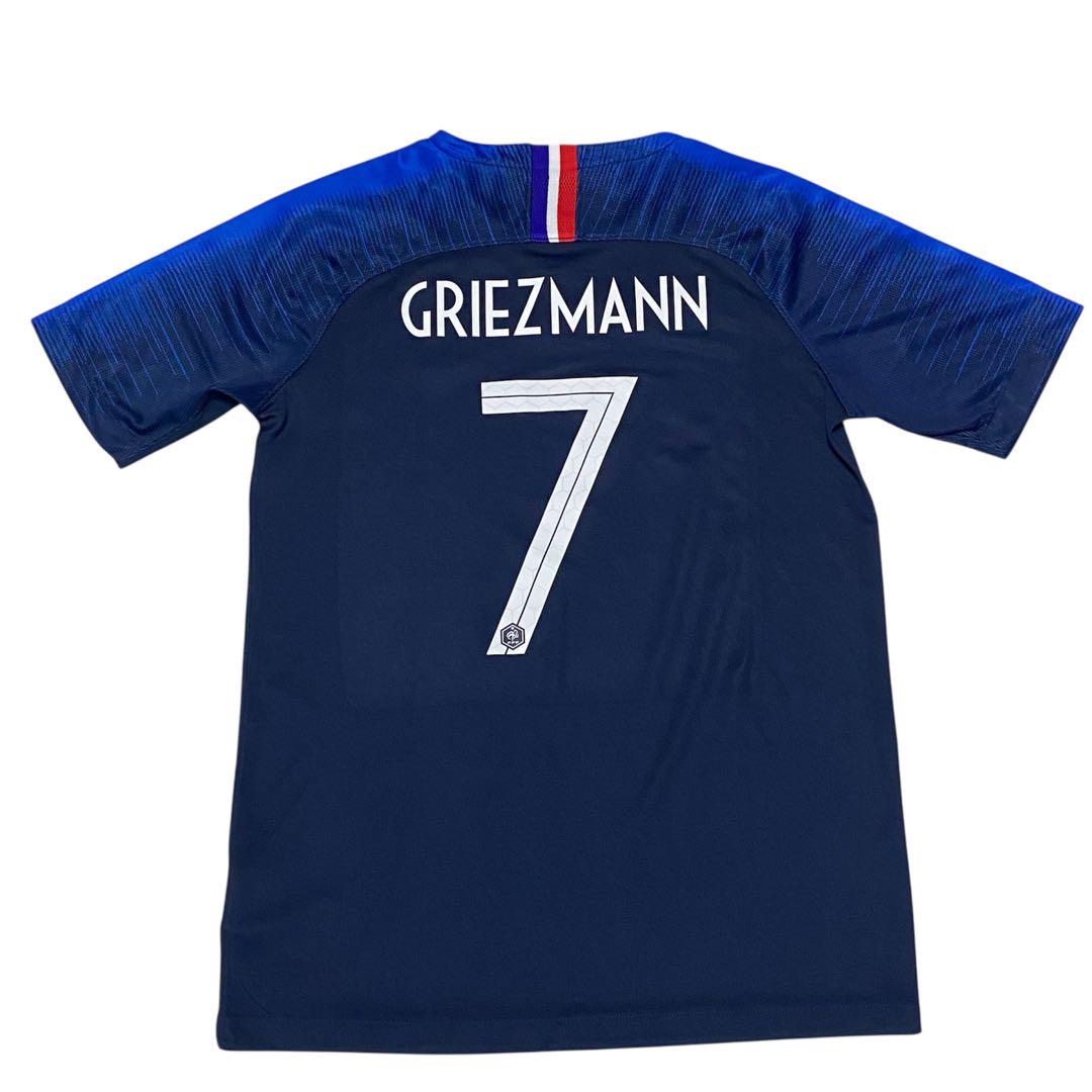 美品]フランス代表2018年レプリカユニフォーム Griezmann 7