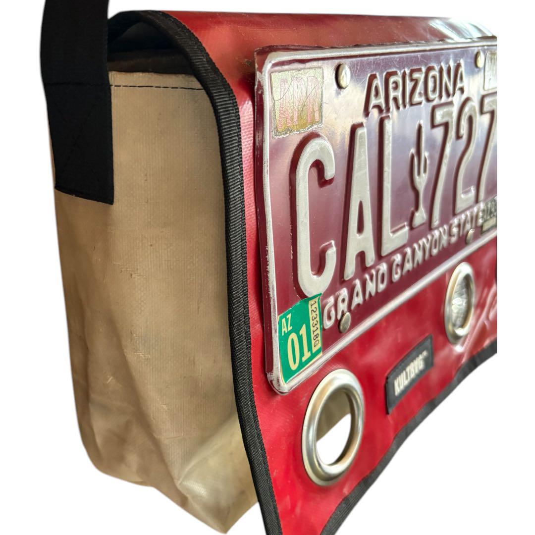 KULTBAG カルトバック　アリゾナ　ナンバープレート　メッセンジャーバッグ