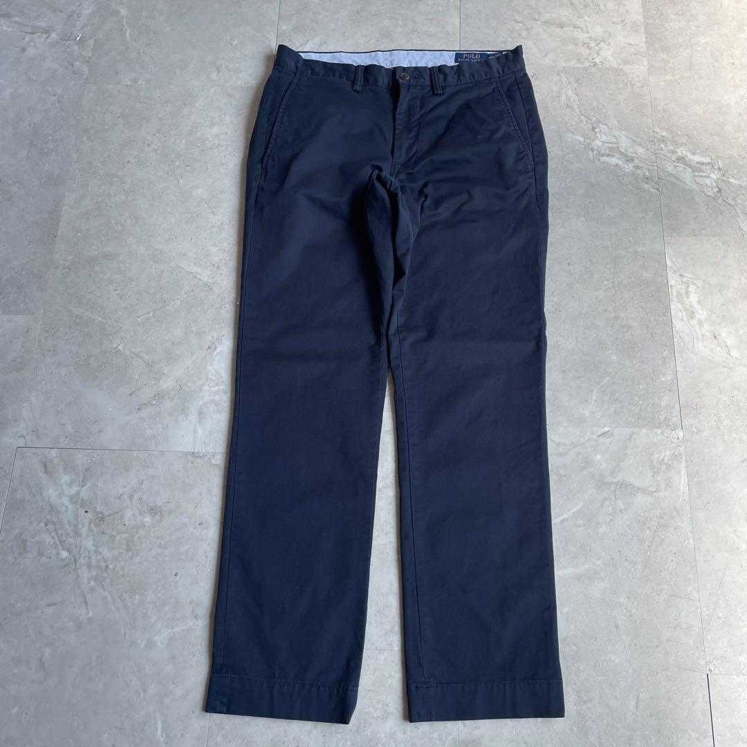 Polo by Ralph Lauren チノパン ネイビー 36/30 Polo by Ralph Lauren ポロラルフローレン POLO CHINO 2タック