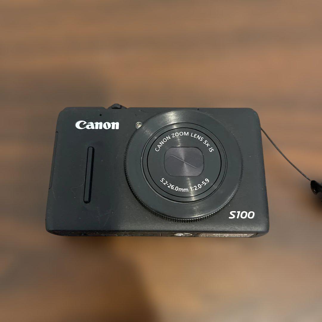 3837 Canon PowerShot S100 ブラック デジカメ