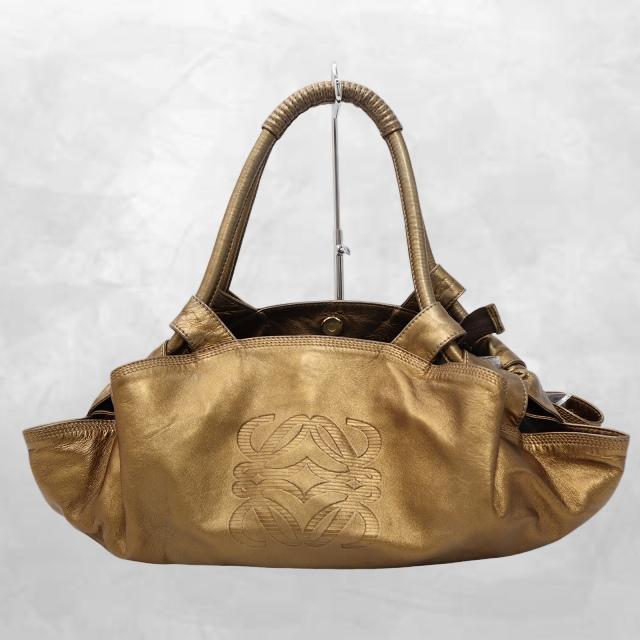 ロエベ LOEWE アナグラム ナッパアイレ レザー ハンドバッグ