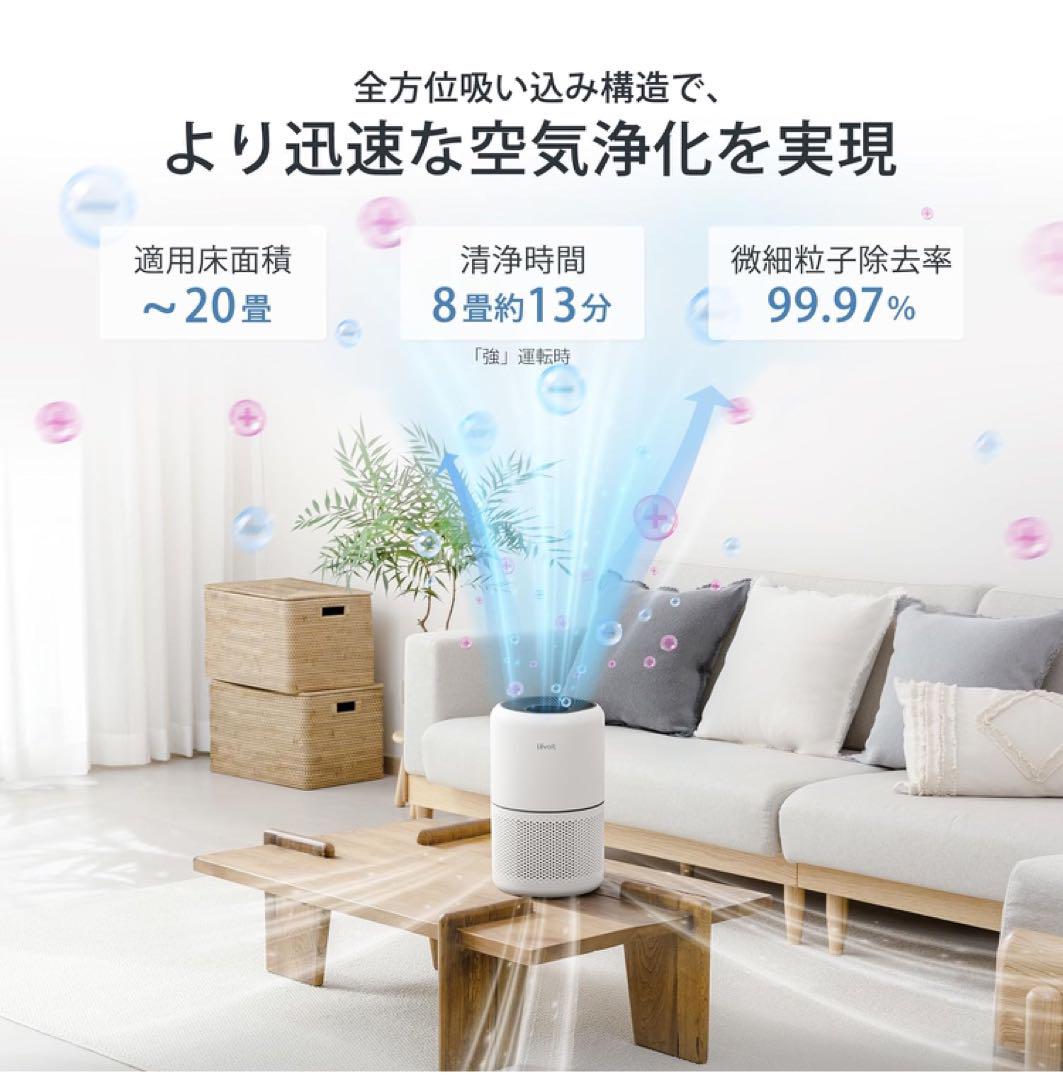Levoit (レボイト) 空気清浄機 進級プラズマ付きモデル Core300