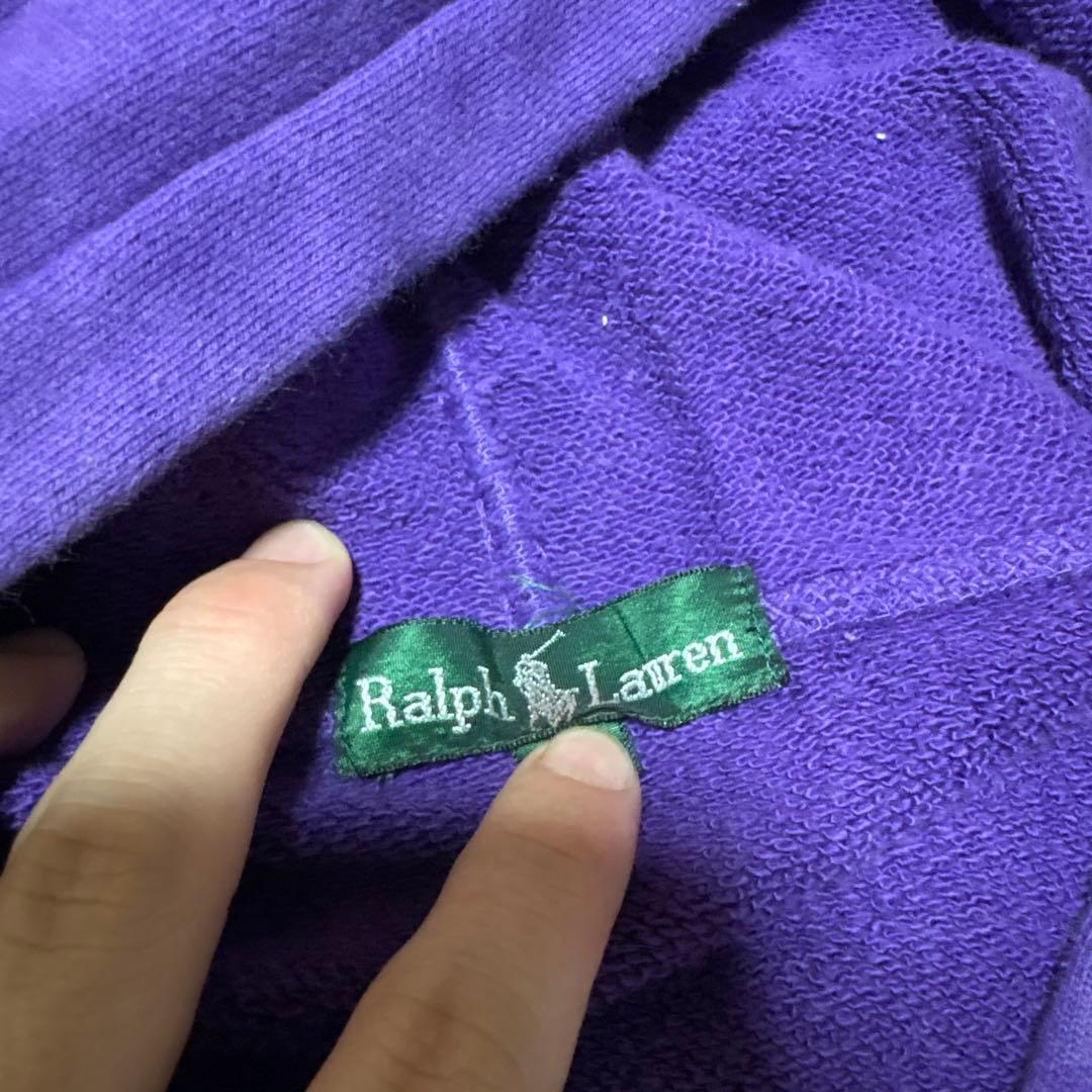 ラルフローレン　ジップパーカー　80s 緑タグ　激レア