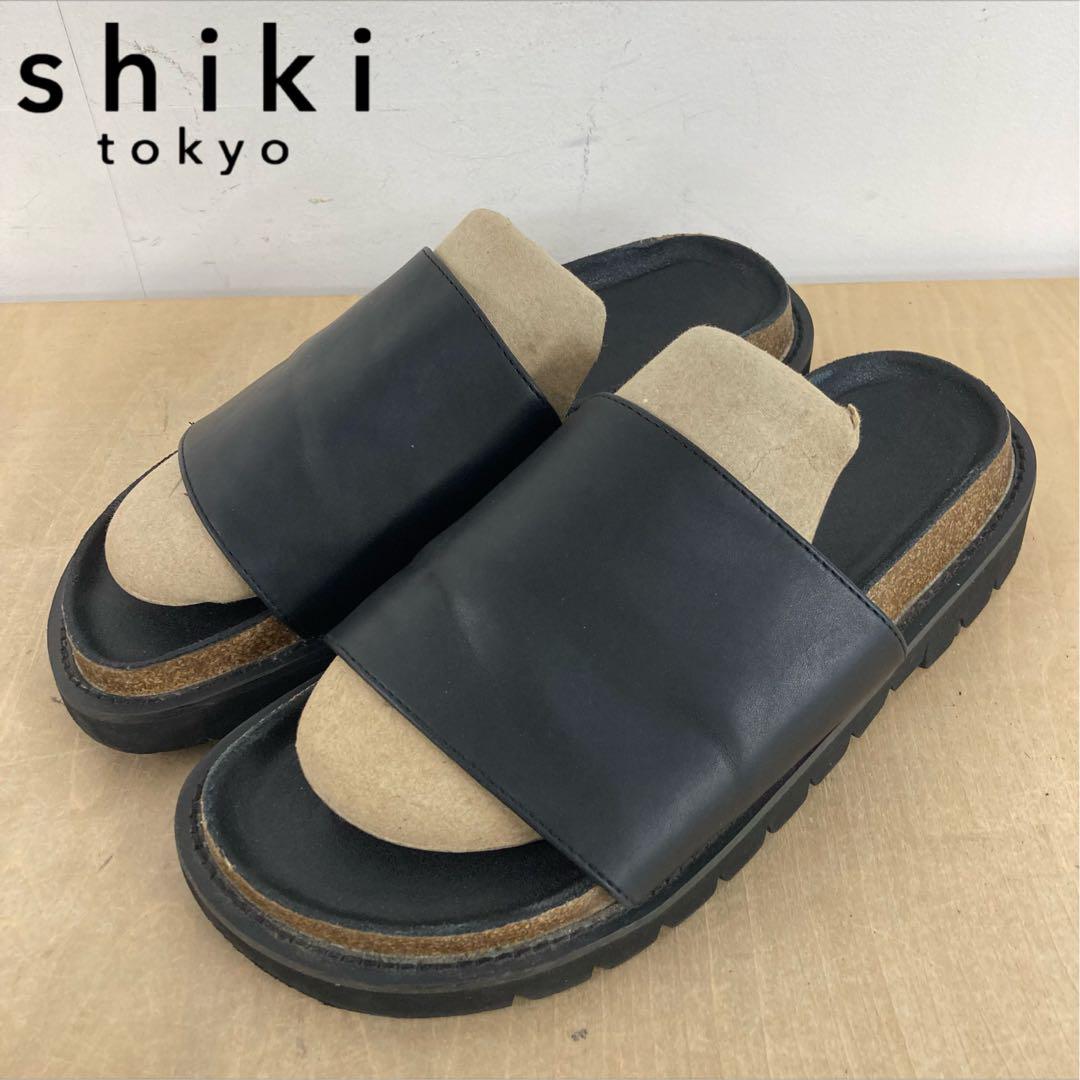 shiki tokyo ダブルソールボリュームレザーサンダル 27.0cm