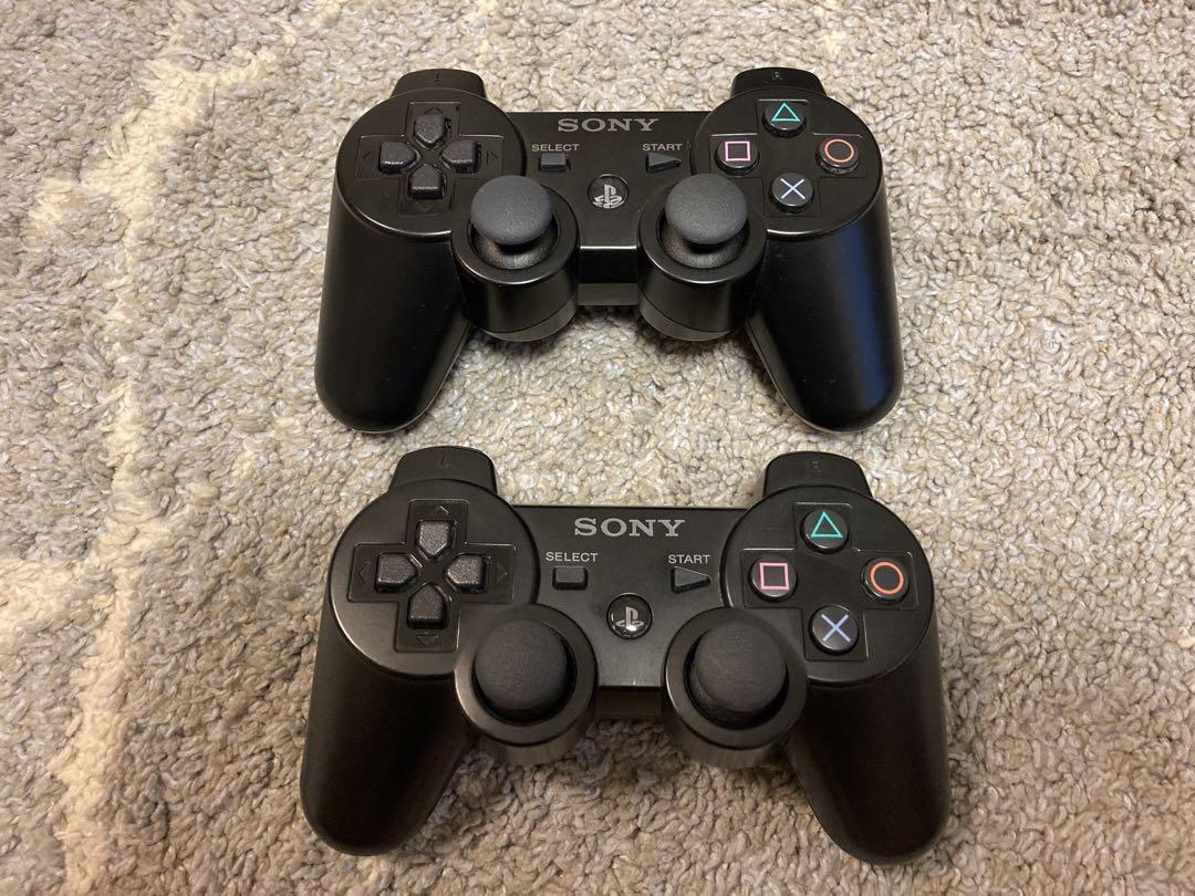 PS3 コントローラー2個、ソフト5個付き