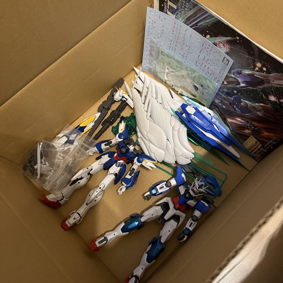 マ*ド様 MGウイングガンダムゼロEWver.ka &MGダブルオークアンタ　※