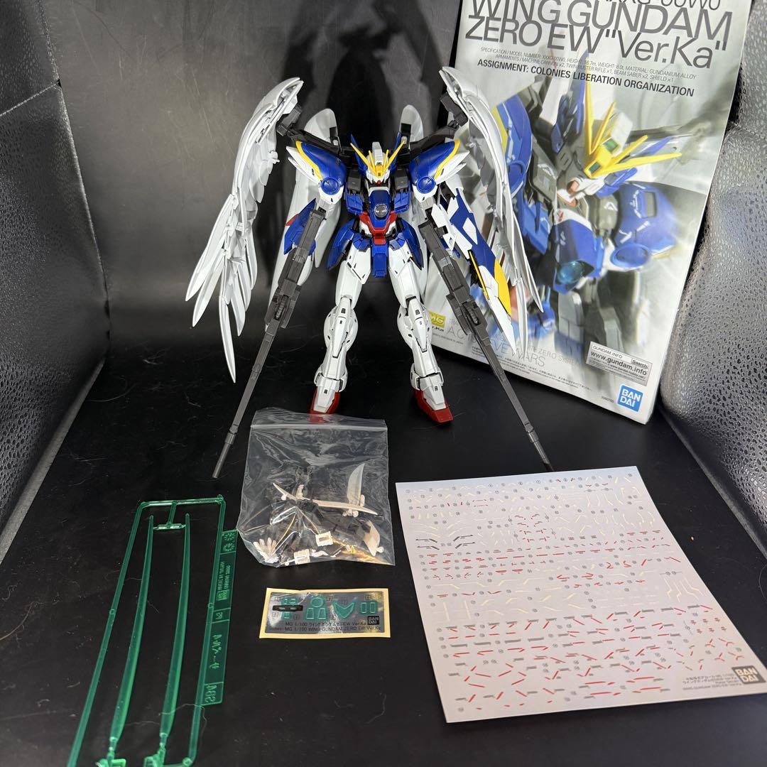 マ*ド様 MGウイングガンダムゼロEWver.ka &MGダブルオークアンタ　※