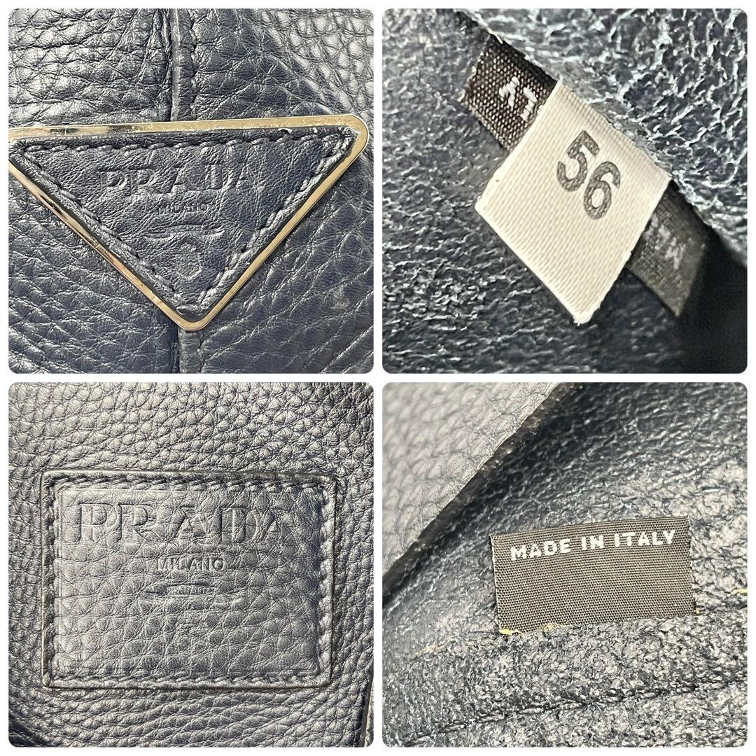 【極美品】PRADA トートバッグ 三角ロゴ ヴィッテロダイノ 2way 大容量