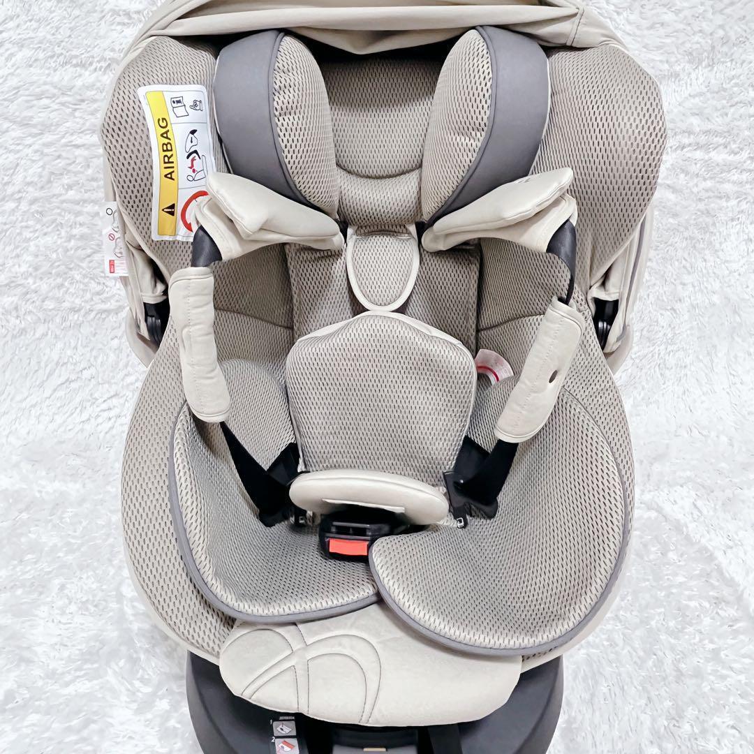 洗濯済✨エールべべ クルット5i グラングレージュ ISOFIX 2018年製