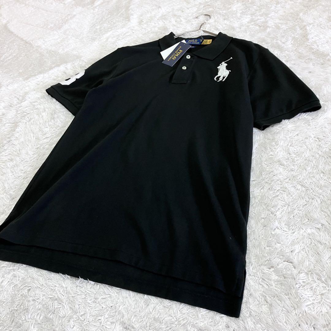 新品 未使用　ポロラルフローレン ポロシャツ 現行 ビッグポニー ブラック XL