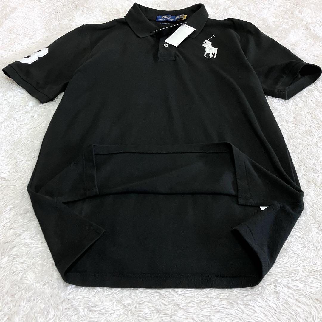 新品 未使用　ポロラルフローレン ポロシャツ 現行 ビッグポニー ブラック XL