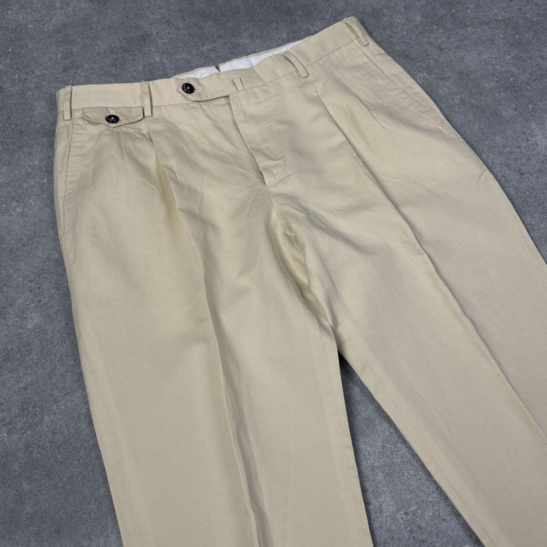 tomo PT TRINO コットンリネン スラックス 48 春夏 tomo様専用 PT TRINO コットンリネン スラックス 48 春夏 - メルカリ