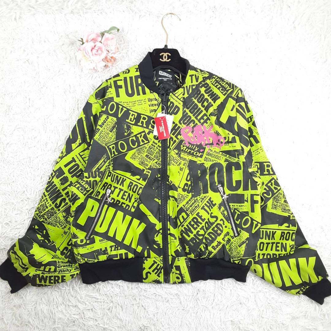 新品未使用◎SUPER LOVERS スーパーラヴァーズ リバーシブルMA-1