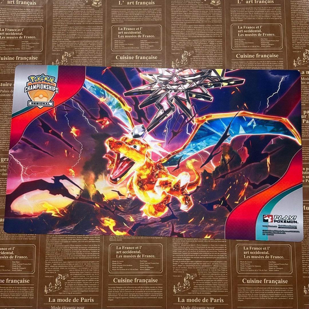 【 海外限定】 悪テラスタル リザードン 公式 大会 ポケモン プレイマット