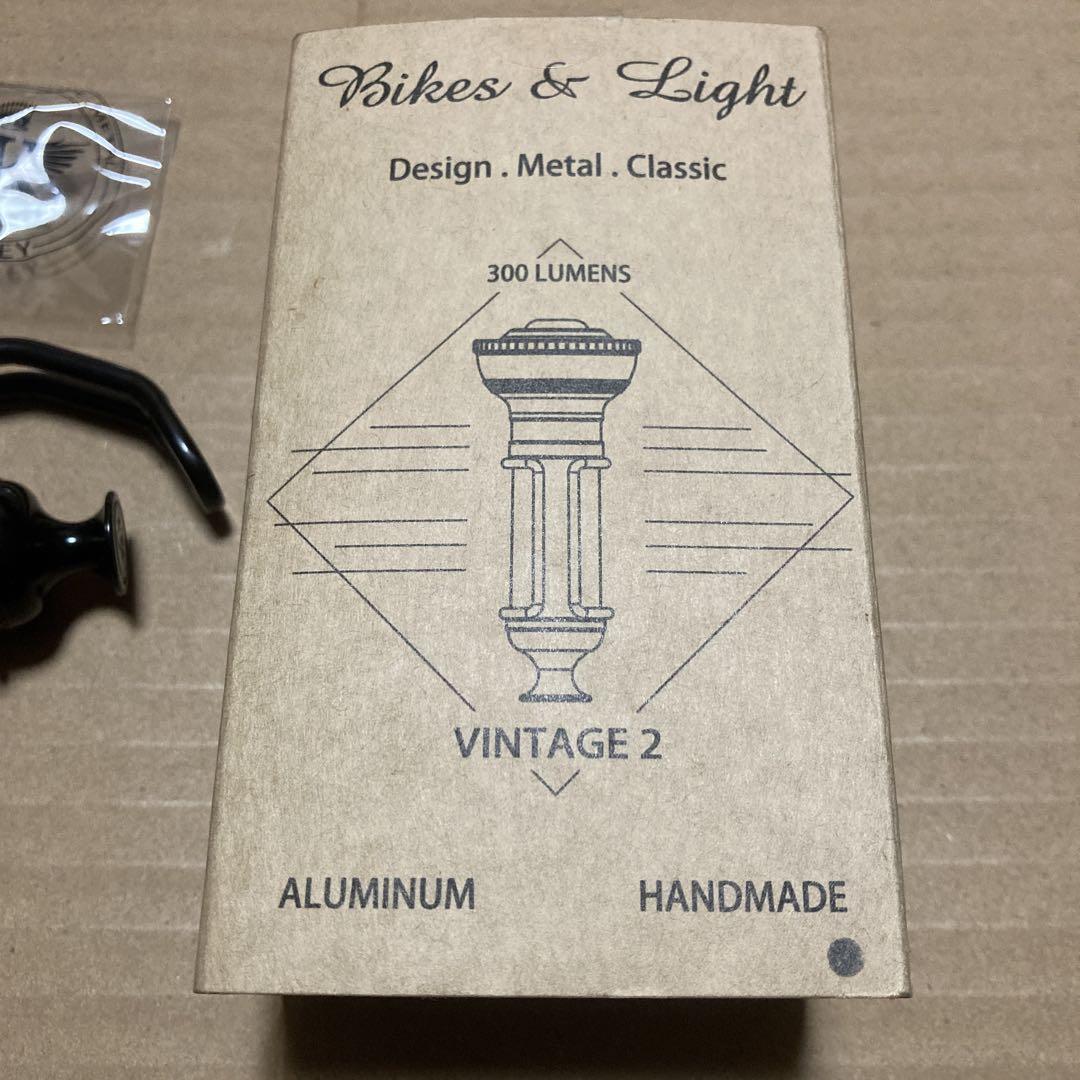 撮影のため開封　キーレイkiley VINTAGE２フロントライト　ブラック