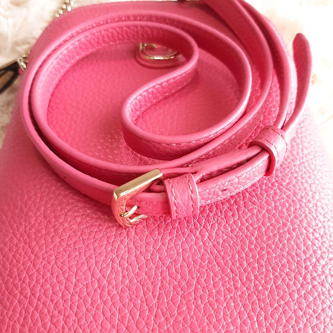 新品未使用 タグ付き FURLA フルラ ピンク ショルダーバッグ